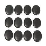 Portable 12pcs/set Natural Energy Massage Stone Set Hot SPA Rocks Basalt Stone 3*4cm Size Therapy Stone Pain Relief Health Care