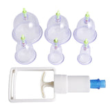 6pcs/set Chinese Health care Medical Vacuum Body Cupping Therapy Cups Massage Back Body Relaxation healthy Massage Set