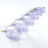 6pcs/set Chinese Health care Medical Vacuum Body Cupping Therapy Cups Massage Back Body Relaxation healthy Massage Set